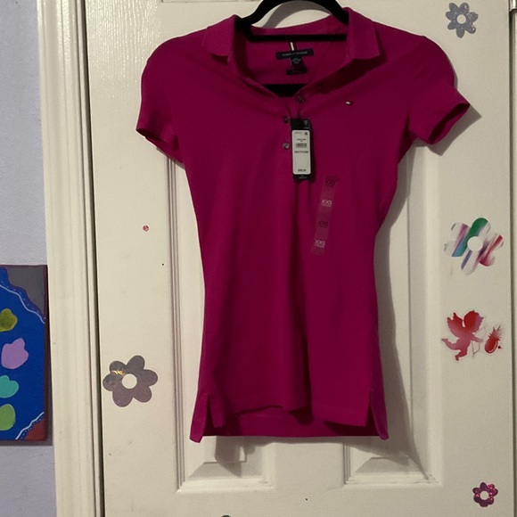 Tommy Hilfiger Tops - Tommy‎ Hilfiger Women's Fuchsia Button Down Shirt